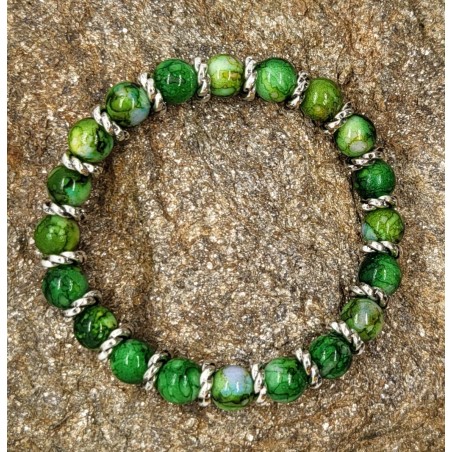 Bracelet Perles Vertes - Pour les esprits naturels