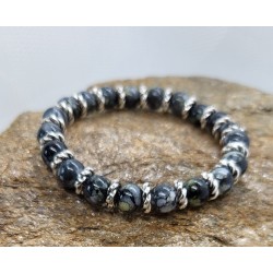Bracelet Perles Noires - Pour les minimalistes élégants