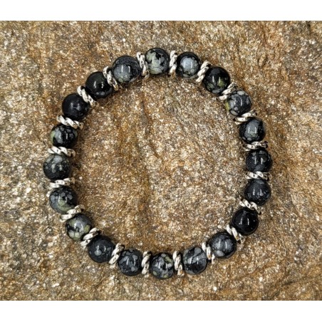 Bracelet Perles Noires - Pour les minimalistes élégants