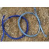 Brise Marine Duo de Bracelets Macramé Bleu Ciel et Bleu Foncé