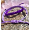 Duo Enchanté Bracelets Macramé Violet