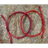 Duo Passion Bracelets Macramé rouge