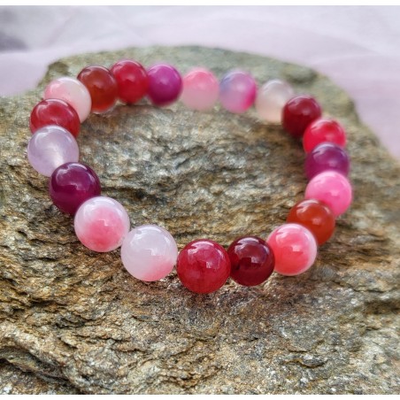 Bracelet Perles Rose Eau - Pour les esprits délicats