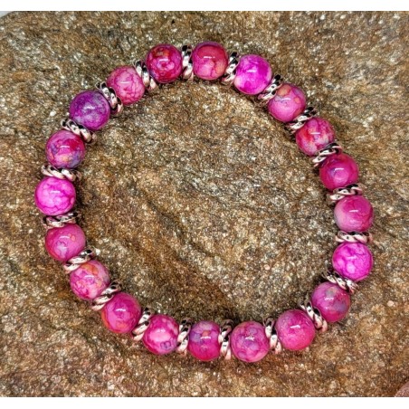 Bracelet Perles Roses - Pour les cœurs romantiques