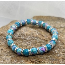 Bracelet Perles Bleues - Pour les esprits sereins