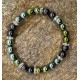 Bracelet Hématite Vert et Noir - Pour les élégants contrastés