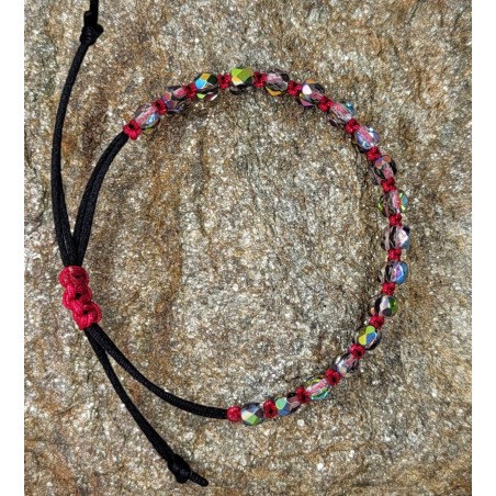 Bracelet Rouge et Perles Tchèques - Pour les passionnés sophistiqués