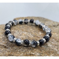 Bracelet Perles Noires - Pour les élégants modernes